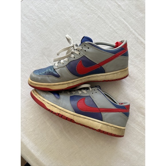 Size 9‎ Men Nike Dunk Low Pro B Hyper Blue Samba Silver Pre Owned 624044-461 main image 4
